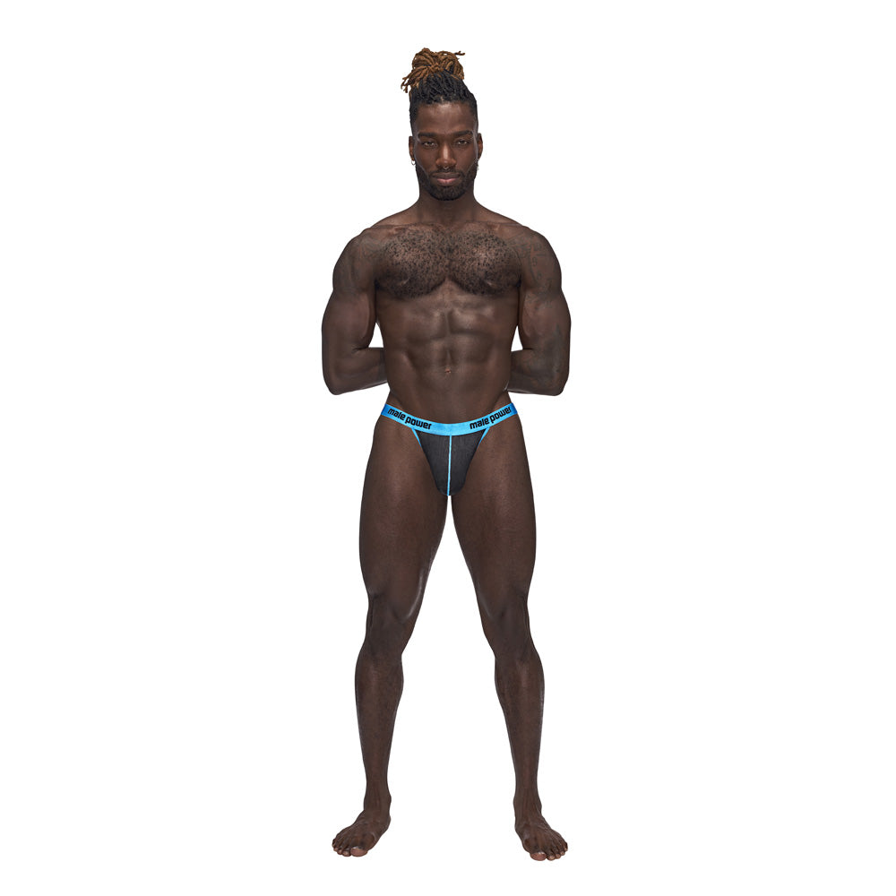 Casanova Uplift Thong Black S/M | 845830086615 | Discreet Personal Wellness