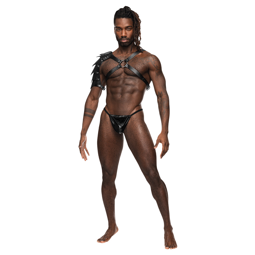 Aquarius Leather Harness | 845830087155 | Discreet Personal Wellness