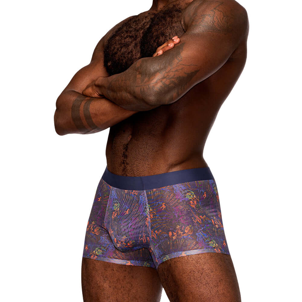 Sheer Prints Seamless Sheer Short Splatter Medium | 845830089487 | Discreet Personal Wellness