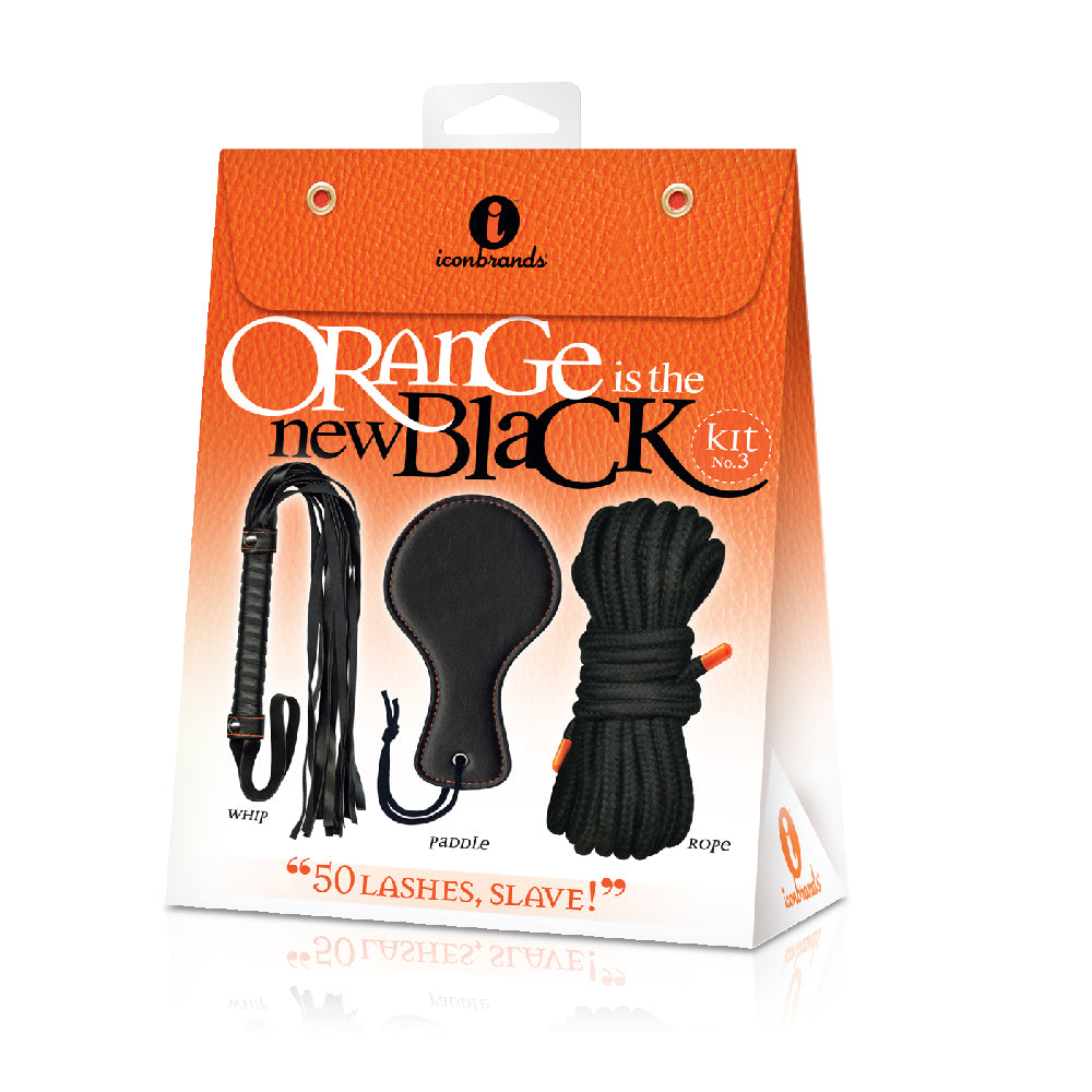 The 9's Orange Is The New Black Kit #3 50 Lashes Slave! | 847841025256 | Discreet Personal Wellness