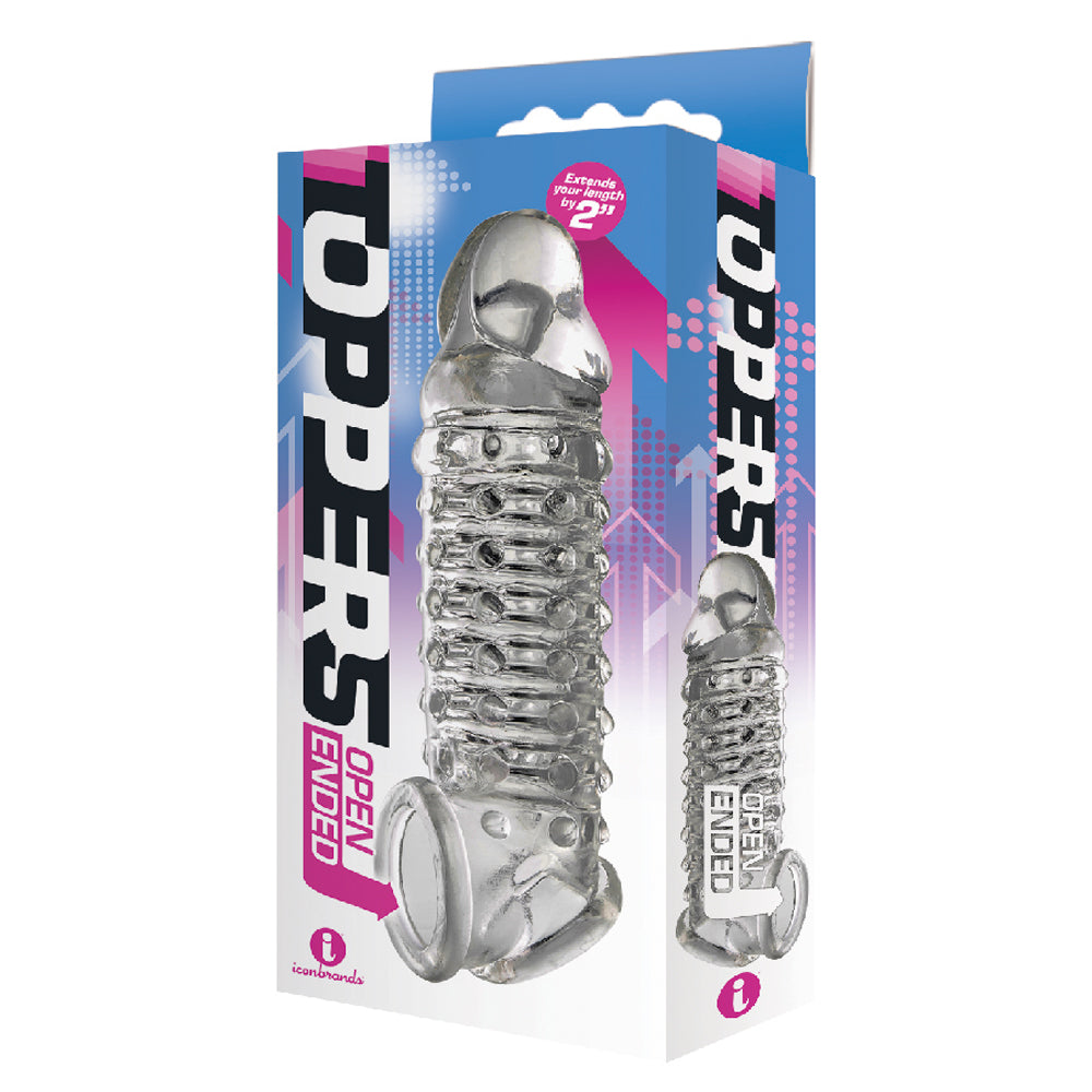 The 9's Toppers Penis Extender Clear | 847841026758 | Discreet Personal Wellness