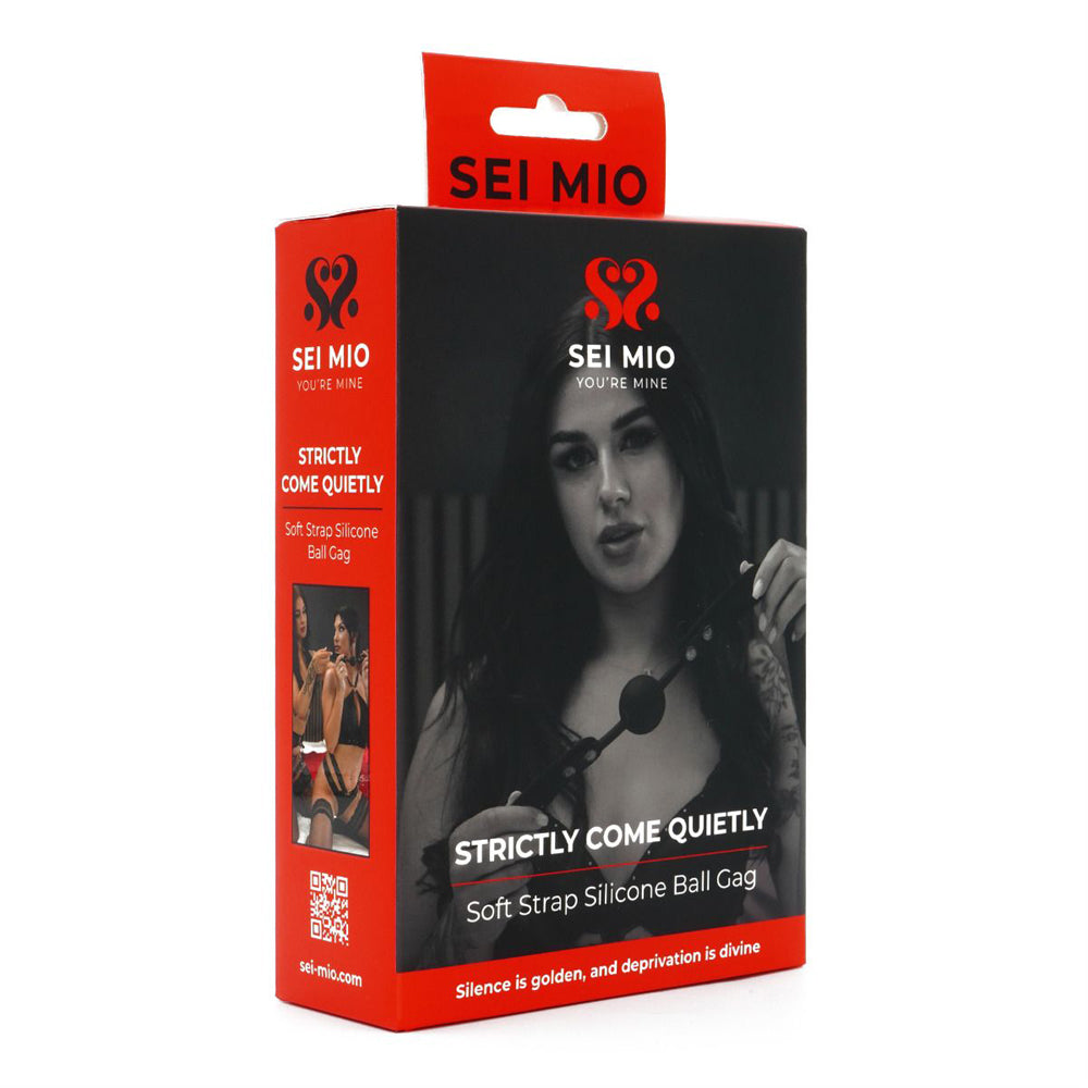 Sei Mio Strictly Come Quietly Ball Gag | 847878002725 | Discreet Personal Wellness
