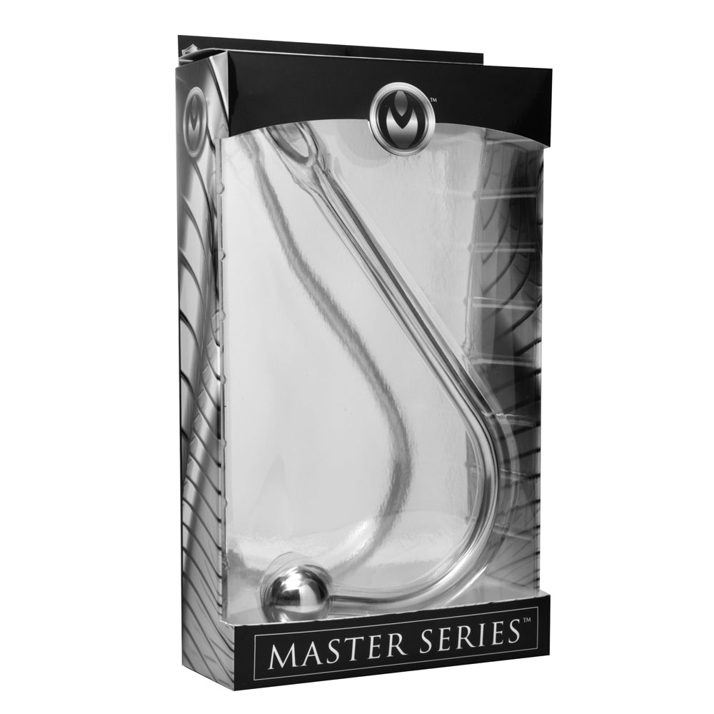 Master Series Hooked Stainless Steel Anal Hook | 848518000422 | Discreet Personal Wellness