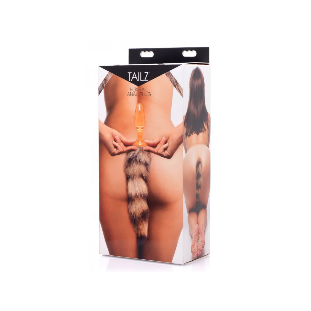 Tailz Fox Tail Glass Anal Plug | 848518013705 | Discreet Personal Wellness
