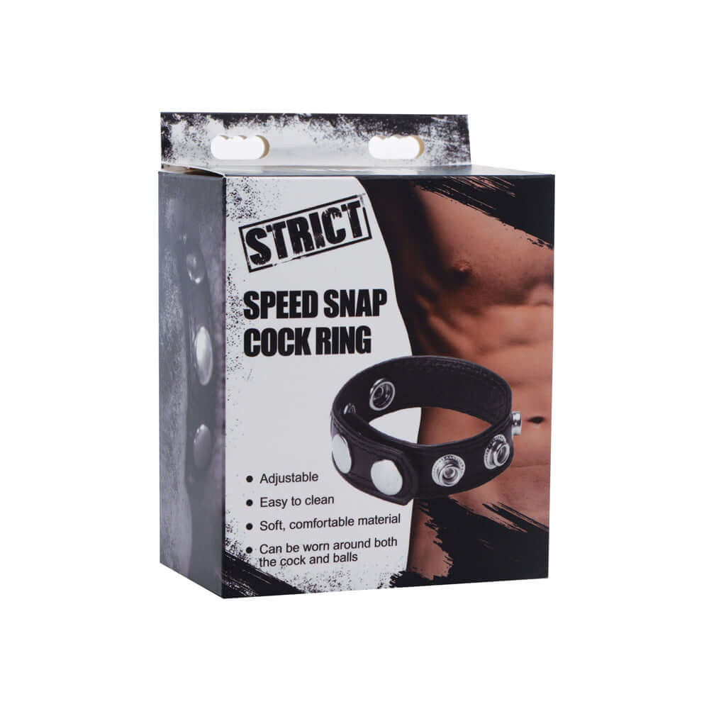 Strict Speed Snap Penis Ring | 848518023834 | Discreet Personal Wellness