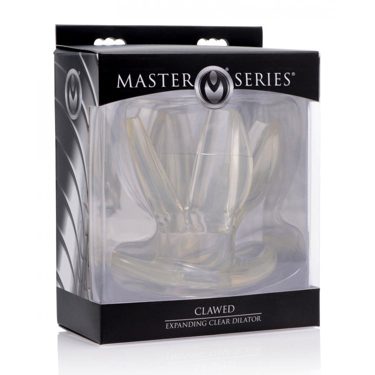 Master Series Clawed Expanding Clear Dilator | 848518025883 | Discreet Personal Wellness