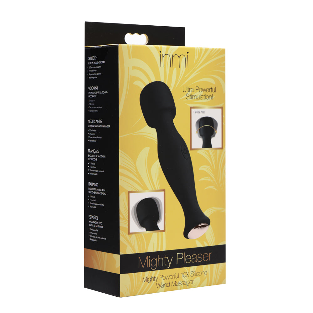 Inmi Mighty Pleaser Powerful 10X Silicone Wand Massager | 848518028969 | Discreet Personal Wellness