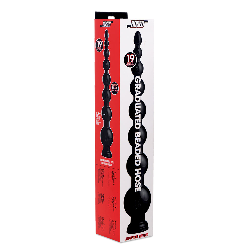 Hosed 19 Inch Graduated Bead Anal Snake | 848518029645 | Discreet Personal Wellness