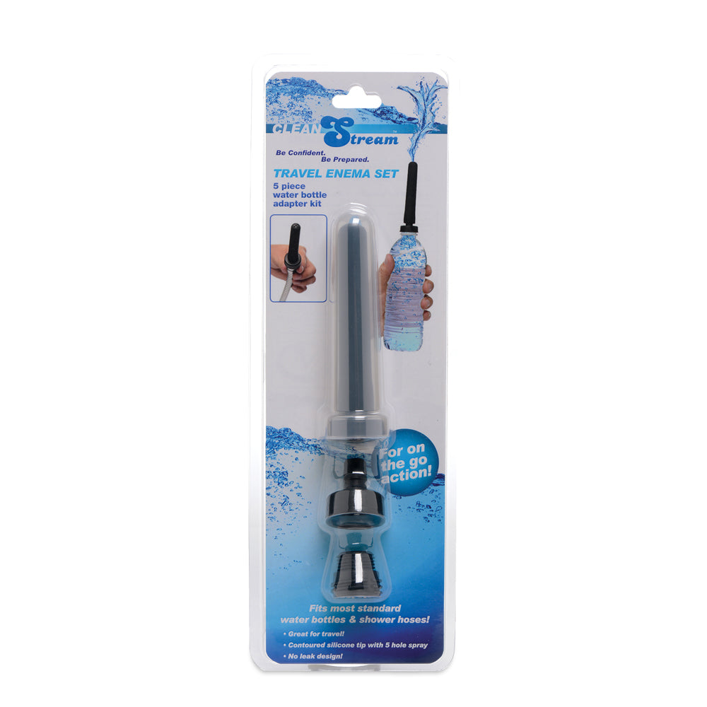 Cleanstream Travel Enema Set 5 Piece Water Bottle Adapter Kit | 848518030061 | Discreet Personal Wellness