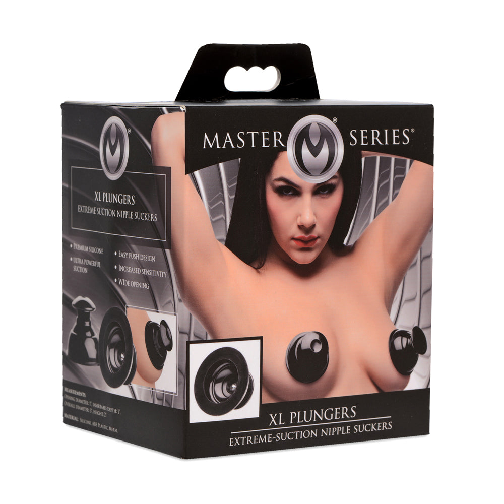 Master Series Xl Plungers Extreme Suction Nipple Suckers | 848518030436 | Discreet Personal Wellness