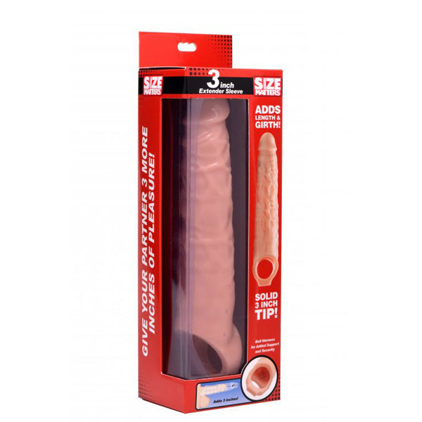 Size Matters 3" Extender Sleeve | 848518031426 | Discreet Personal Wellness