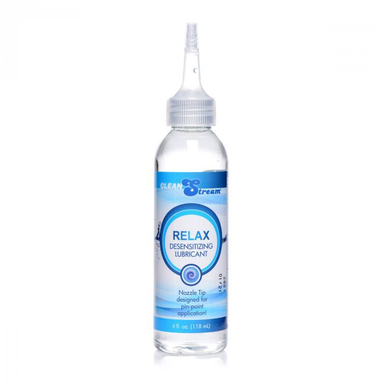Cleanstream Relax Desensitizing Lubricant With Nozzle Tip 4 oz. | 848518032935 | Discreet Personal Wellness
