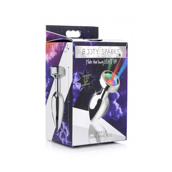 Booty Sparks Light Up Small Anal Plug | 848518033598 | Discreet Personal Wellness