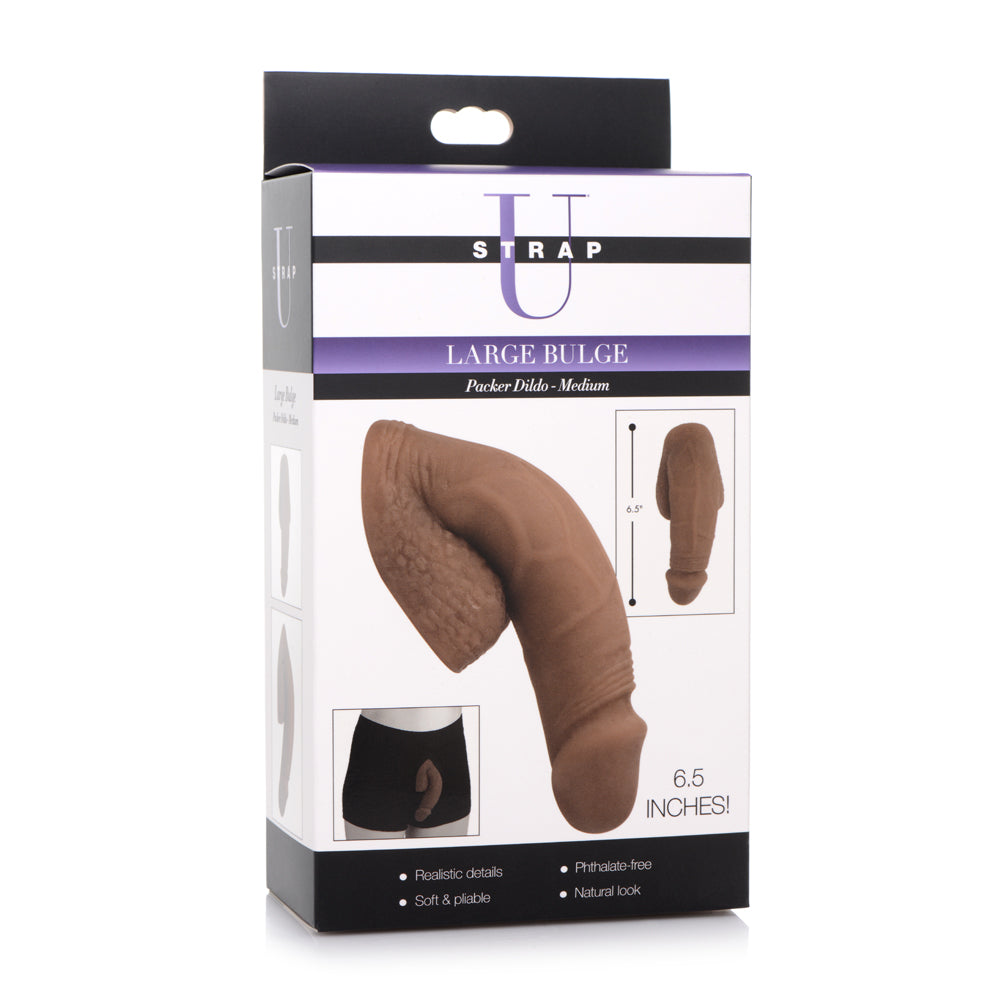 Strap U Large Bulge Packer Dildo Medium | 848518042248 | Discreet Personal Wellness