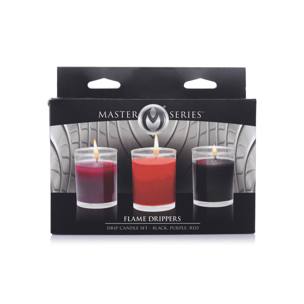 Master Series Flame Drippers Drip Candle Set | 848518042446 | Discreet Personal Wellness