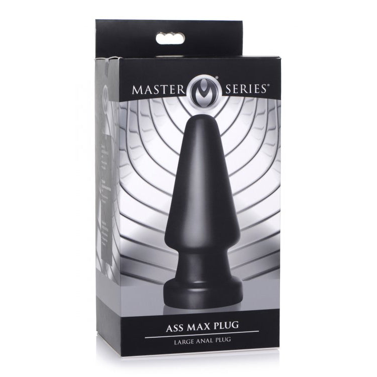 Master Series Ass Max Plug Large Anal Plug | 848518042712 | Discreet Personal Wellness