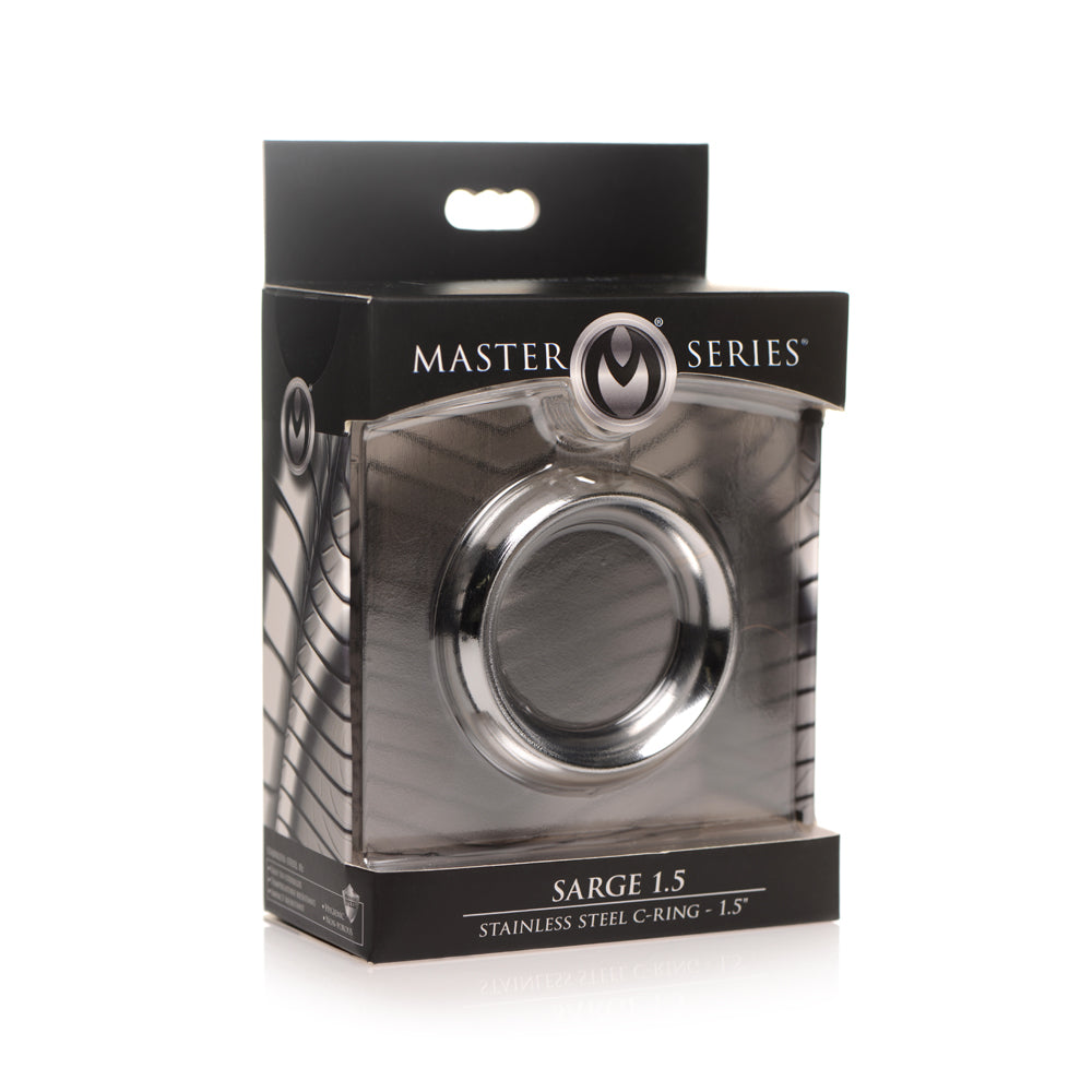 Master Series Sarge 1.5 Stainless Steel Erection Enhancer | 848518043009 | Discreet Personal Wellness