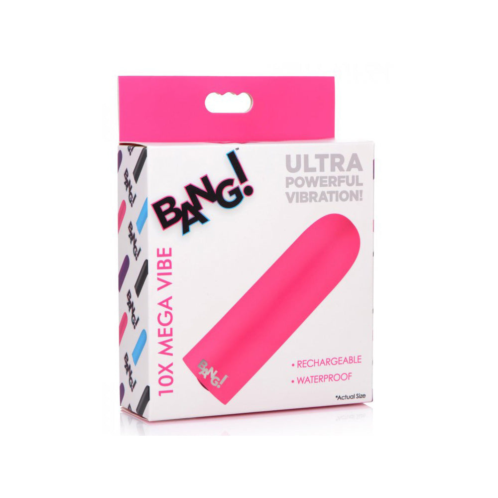 Bang! 10X Mega Silicone Vibrator Pink | 848518044259 | Discreet Personal Wellness