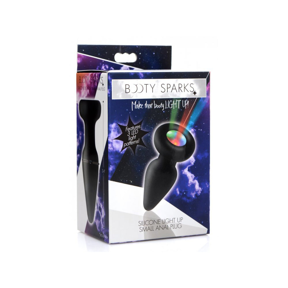 Booty Sparks Silicone Light-Up Small Anal Plug | 848518044426 | Discreet Personal Wellness