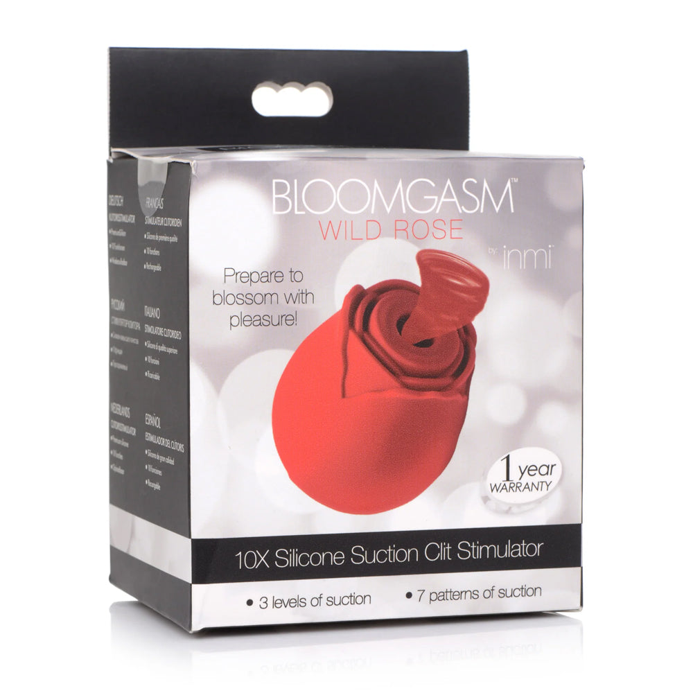 Bloomgasm 10X Silicone Suction Clitoris Stimulator | 848518044877 | Discreet Personal Wellness