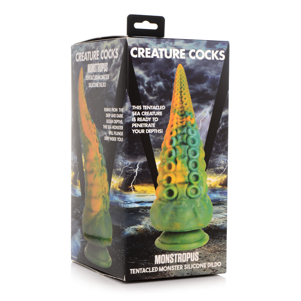 Creature Penis Monstropus Tentacled Monster Silicone Dildo | 848518046697 | Discreet Personal Wellness