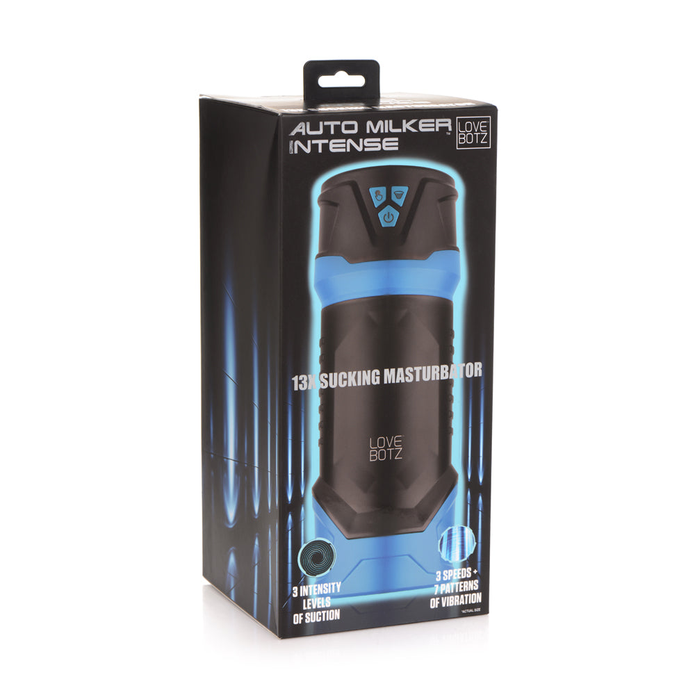 Lovebotz Auto Milker Intense 13X Sucking Masturbator | 848518047243 | Discreet Personal Wellness