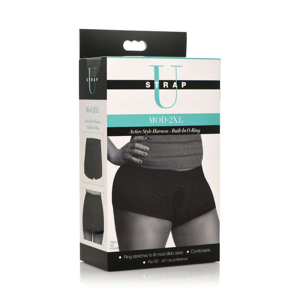 Strap U Mod 2Xl Active Style Harness + Built-In O-Ring | 848518048127 | Discreet Personal Wellness