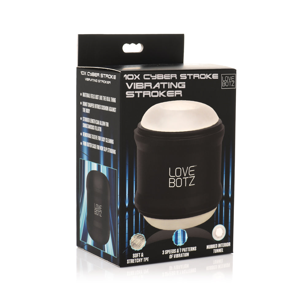 Lovebotz Cyber Stroke Vibrating Stroker | 848518049131 | Discreet Personal Wellness