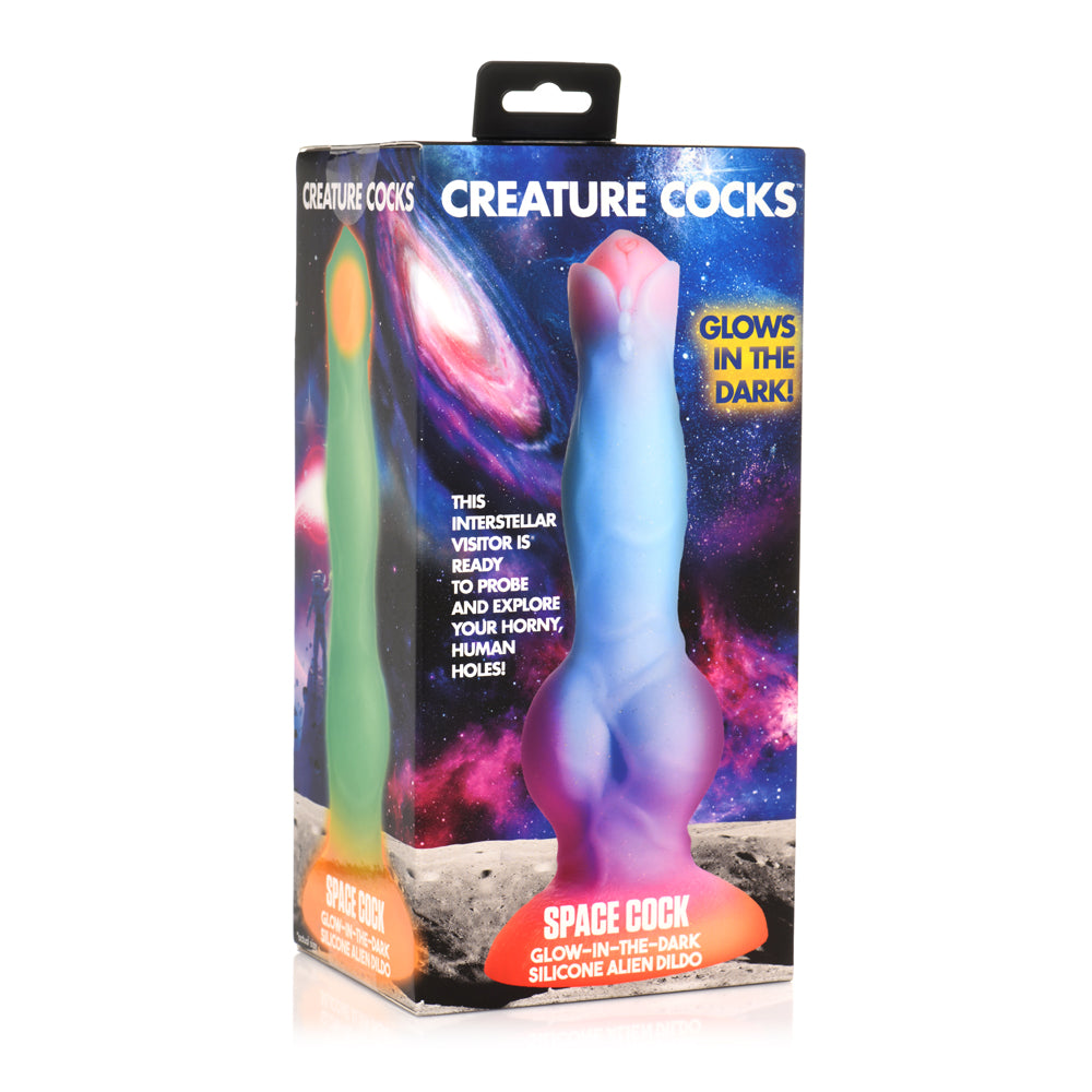 Creature Penis Glow-In-The-Dark Silicone Alien Dildo | 848518051400 | Discreet Personal Wellness