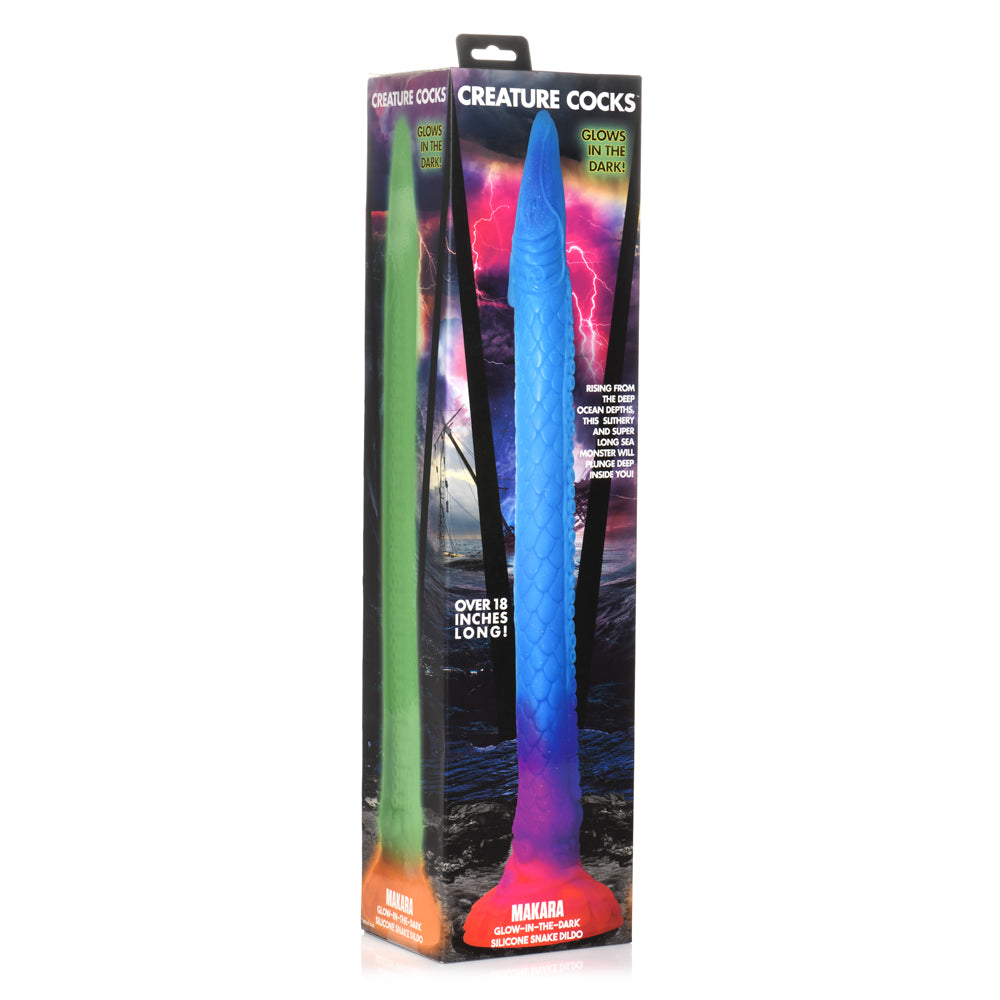 Creature Penis Glow-In-The-Dark Silicone Dragon Dildo | 848518051417 | Discreet Personal Wellness