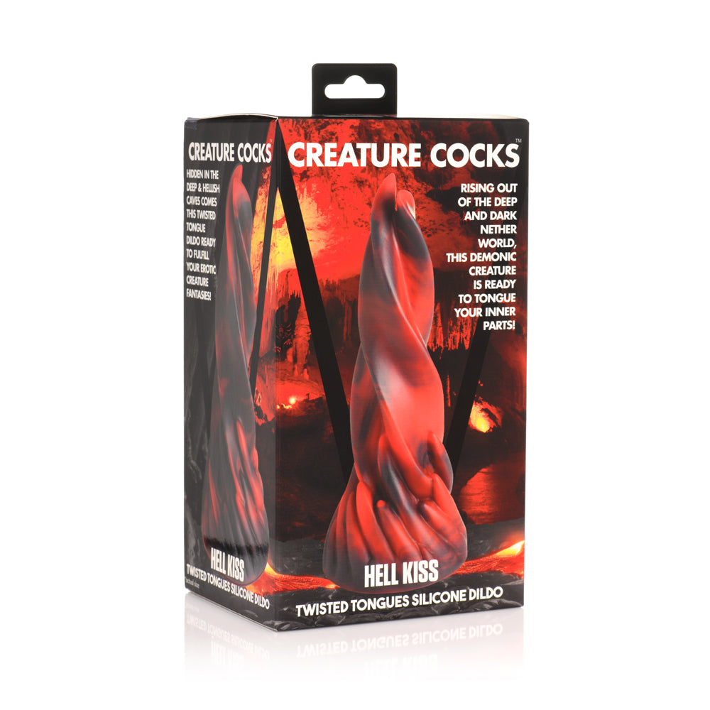 Creature Penis Twisted Tongues Silicone Dildo | 848518051622 | Discreet Personal Wellness