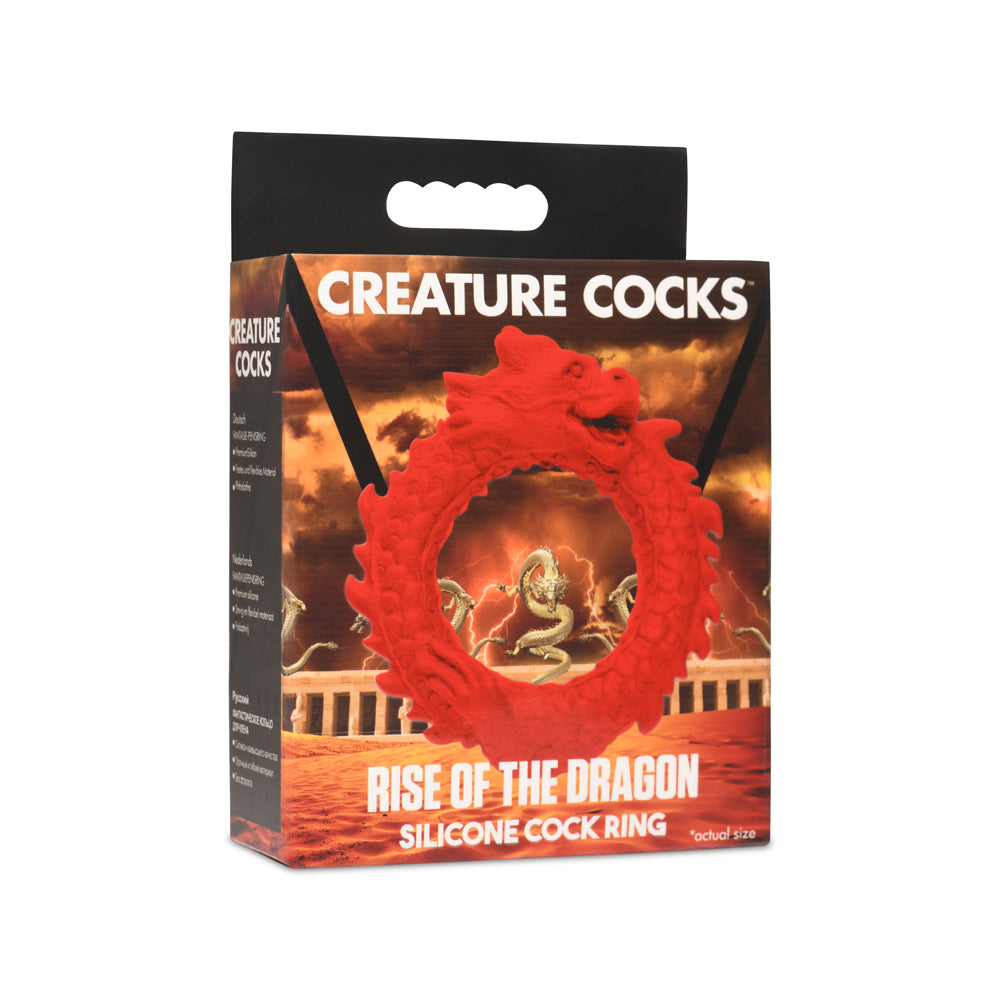 Creature Penis Rise Of The Dragon Silicone Penis Ring | 848518053305 | Discreet Personal Wellness