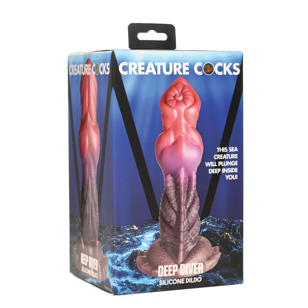 Creature Penis Deep Diver Silicone Dildo | 848518054289 | Discreet Personal Wellness