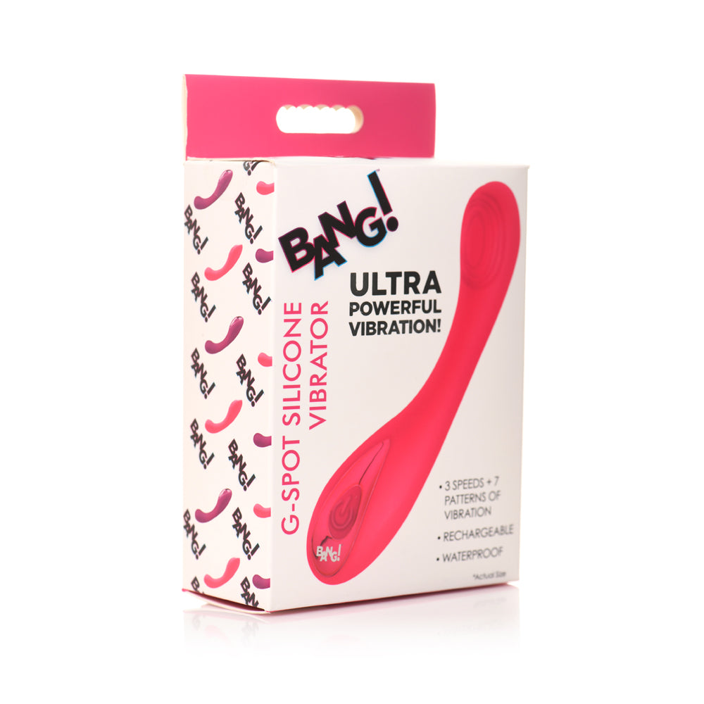 Bang! G-Spot Silicone Vibrator Pink | 848518055071 | Discreet Personal Wellness