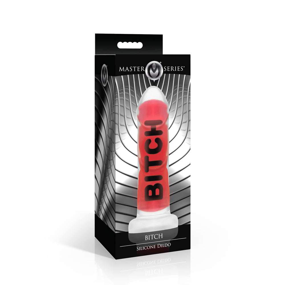 Master Series Bitch Silicone Dildo | 848518058393 | Discreet Personal Wellness