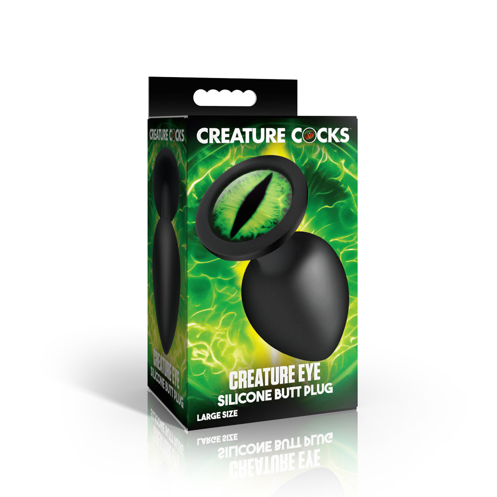 Creature Penis Creature Green Eye Silicone Butt Plug Large | 848518059895 | Discreet Personal Wellness