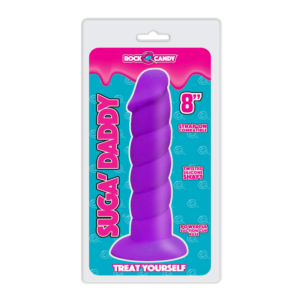 Suga Daddy 8" Purple | 850006647491 | Discreet Personal Wellness