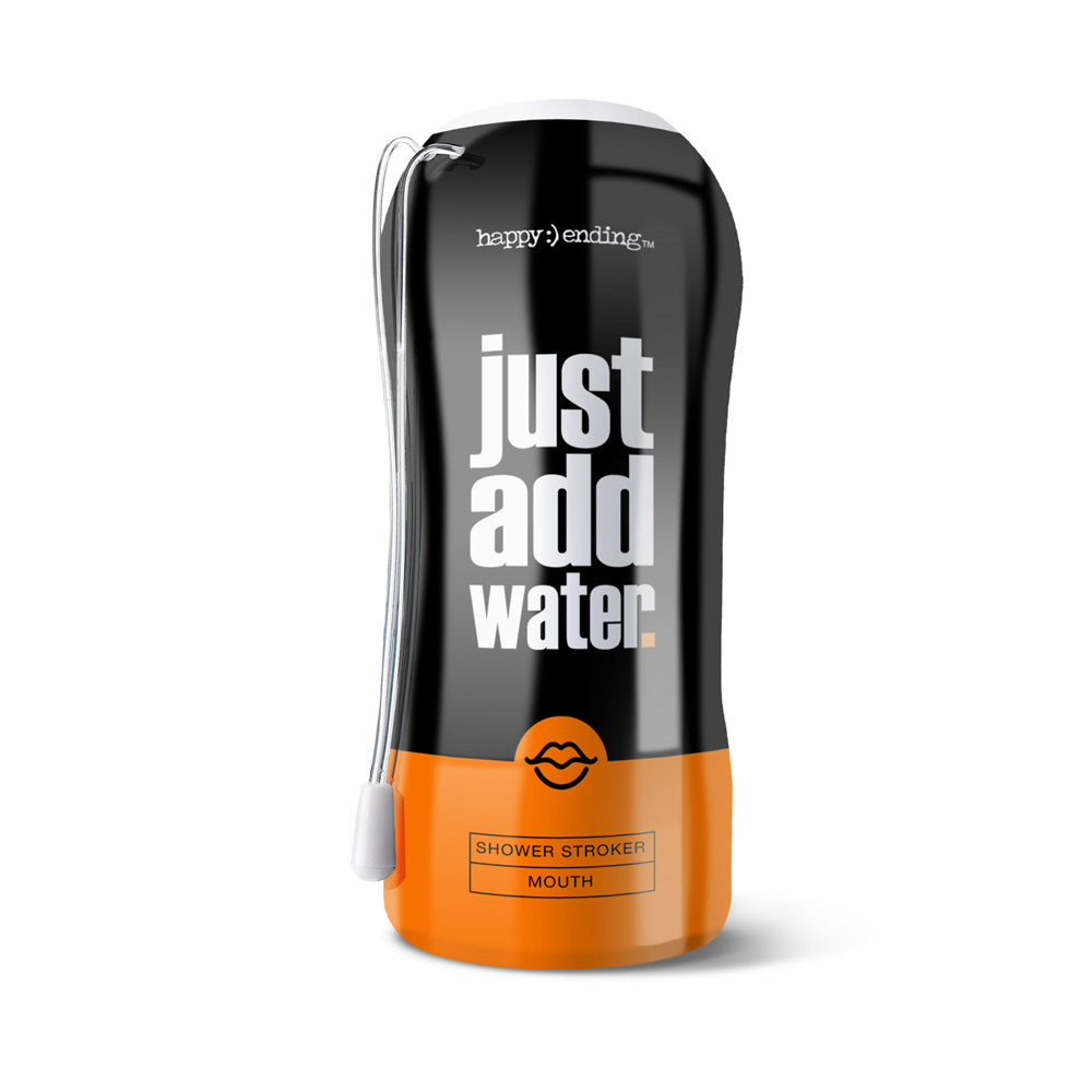 Happy :) Ending Just Add Water Shower Stroker Mouth | 850010096063 | Discreet Personal Wellness