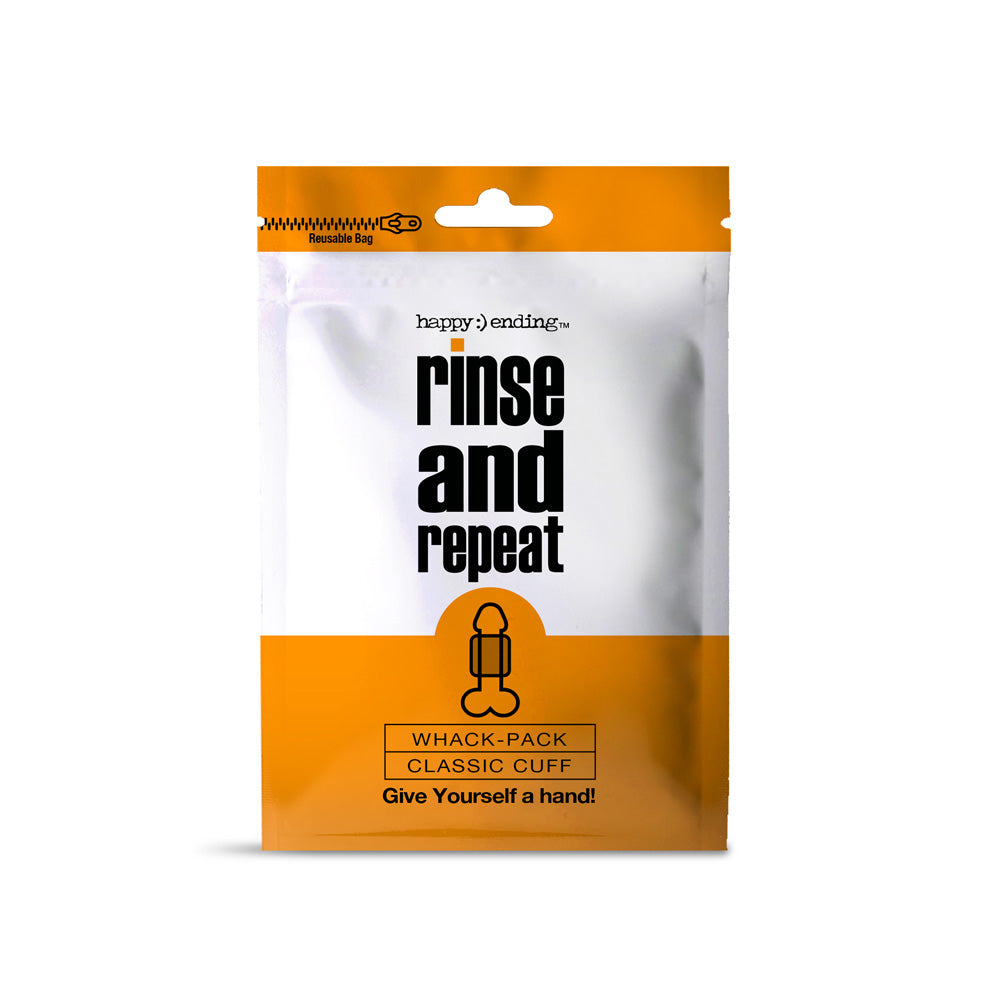 Happy :) Ending Rinse And Repeat Whack Pack Cuff | 850010096421 | Discreet Personal Wellness