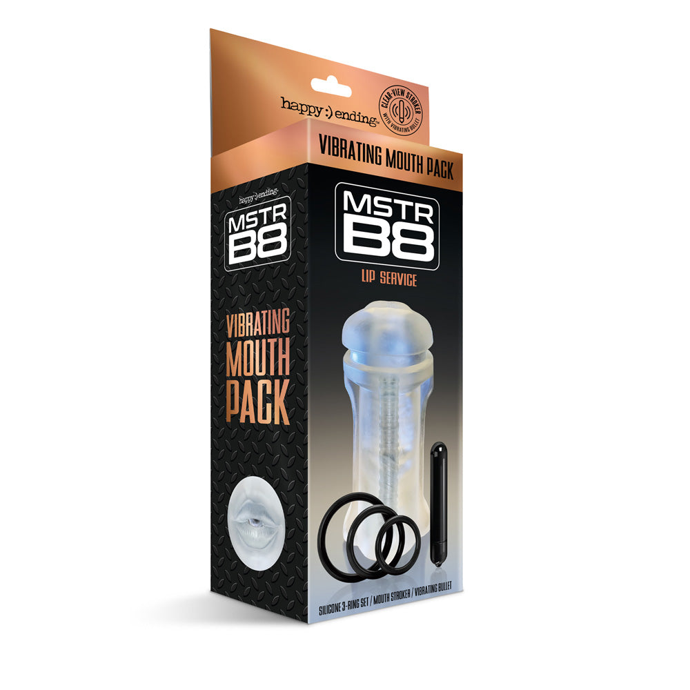 Happy :) Ending Mstr B8 Vibrating Oral Pack | 850010096629 | Discreet Personal Wellness