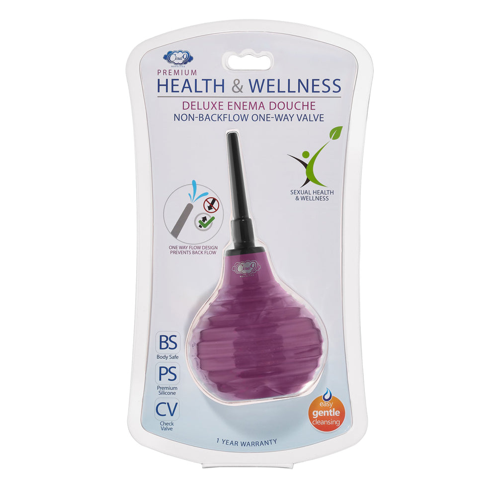 Cloud 9 Health & Wellness Premium Silicone Enema Douche | 850013016259 | Discreet Personal Wellness