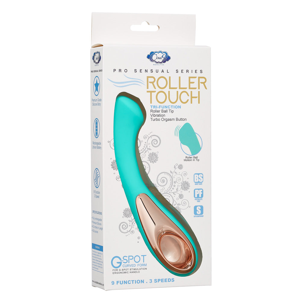 Cloud 9 Pro Sensual Roller Ball G Teal | 850013016471 | Discreet Personal Wellness