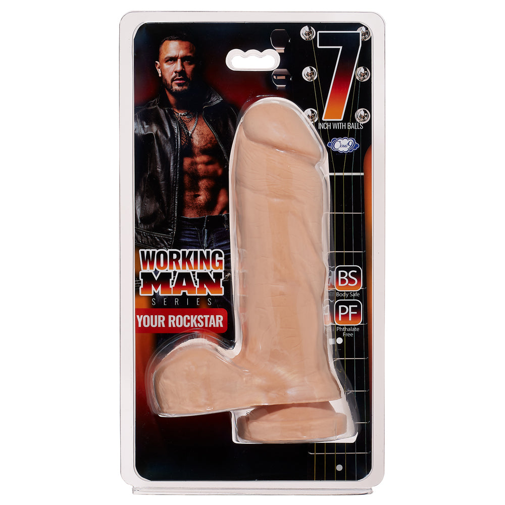 Working Man 7" Thick W/Balls Your Rockstar | 850013016952 | Discreet Personal Wellness