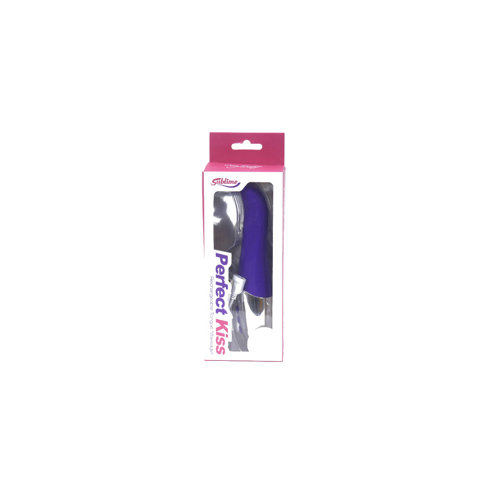 Sublime The Perfect Kiss Oscillating Heating Vibrator Purple | 850017269378 | Discreet Personal Wellness