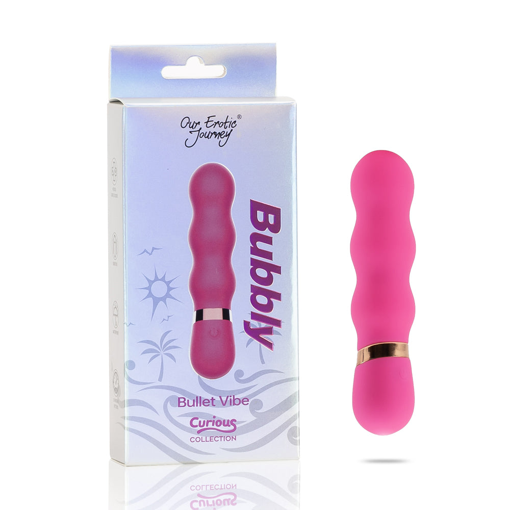 Curious Bubbly Bullet Vibe Pink | 850017269897 | Discreet Personal Wellness