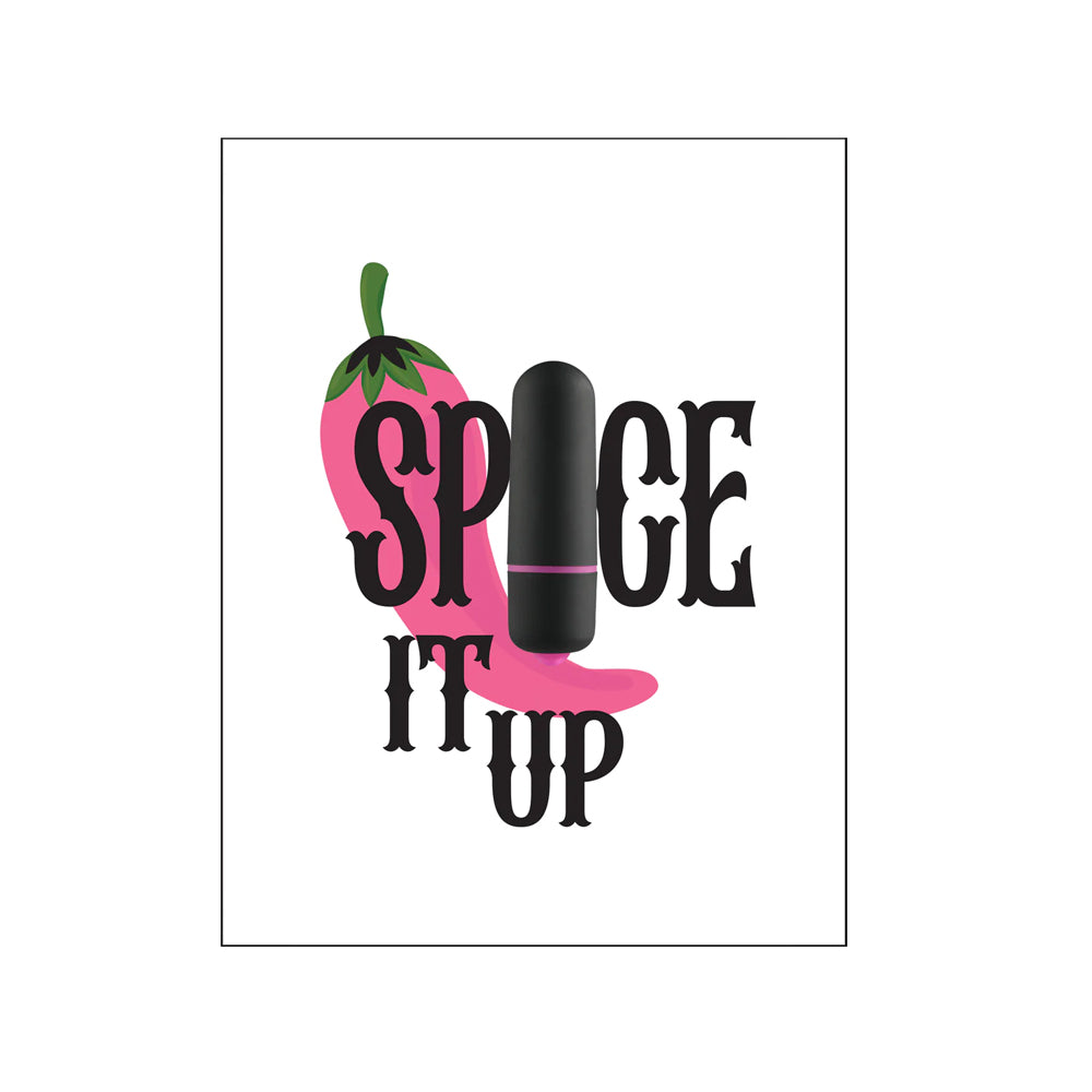 Spice It Up NaughtyVibes Greeting Card | 850054576941 | Discreet Personal Wellness
