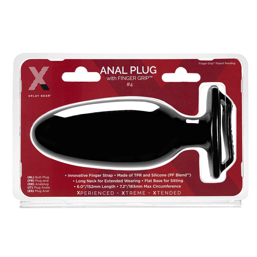 Xplay Finger Grip Plug #4L | 851127008819 | Discreet Personal Wellness