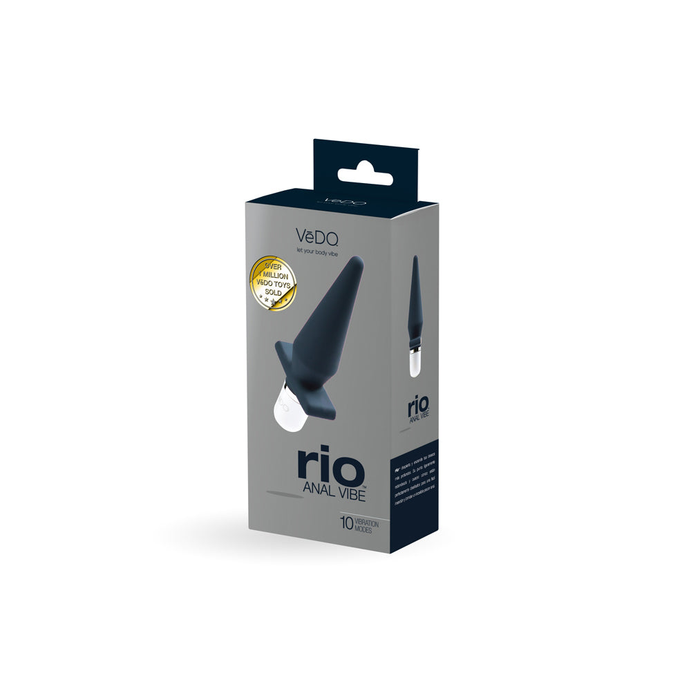Rio Anal Vibe - Just Black | 854306004305 | Discreet Personal Wellness