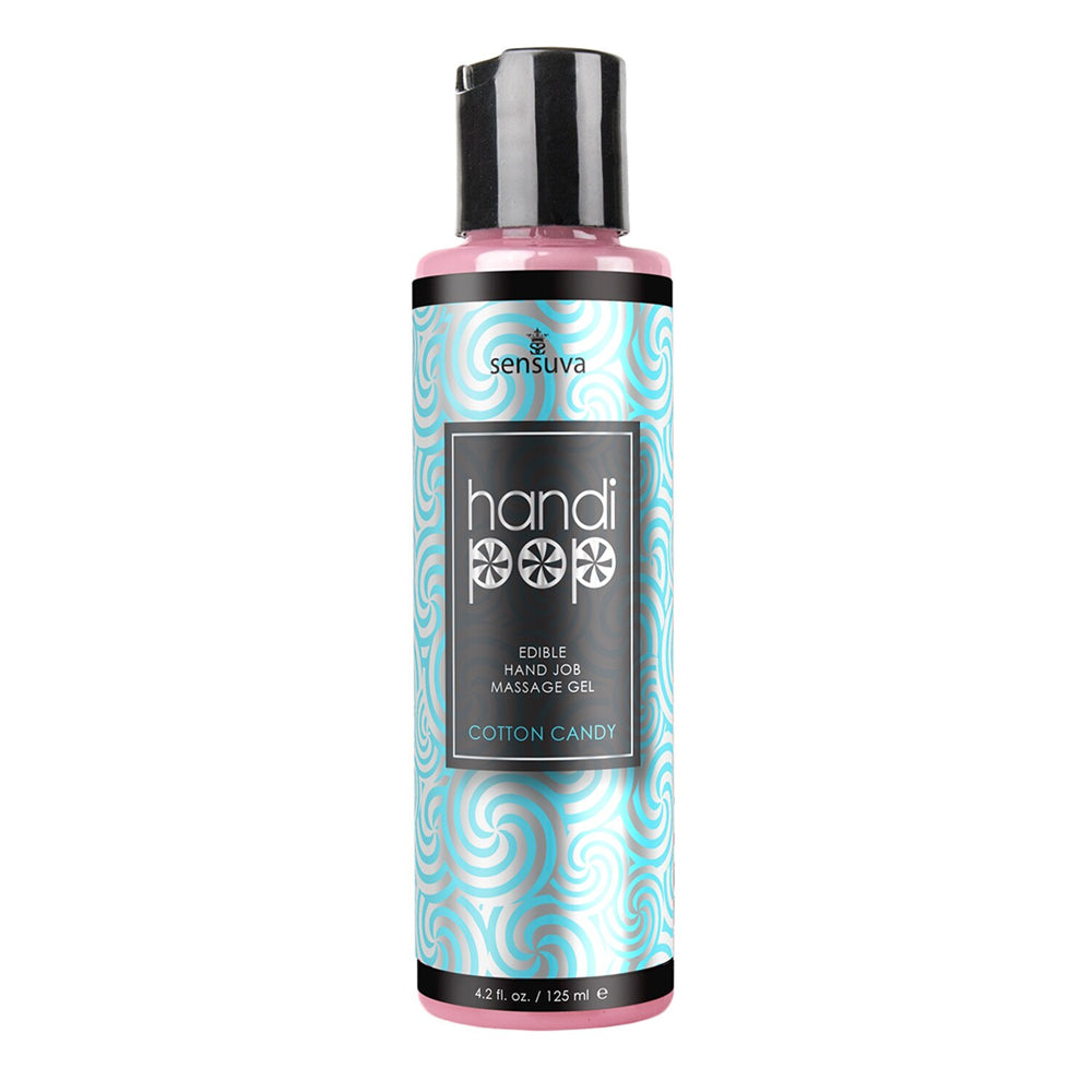Handipop Cotton Candy Hand Job Massage Gel 4.2 oz. | 855559007358 | Discreet Personal Wellness