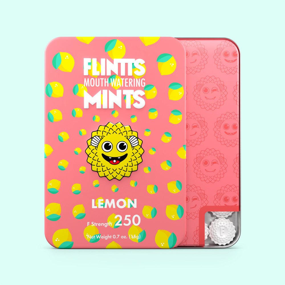 Flintts Mints Lemon F Strength 250 | 860000693301 | Discreet Personal Wellness